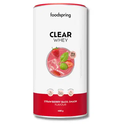 CLEAR WHEY STRAWBERRY BASIL SMASH LIMITED EDITION 480 G CLEAR WHEY STRAWBERRY BASIL SMASH LIMITED EDITION 480 G
