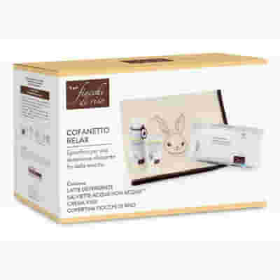 FIOCCHI DI RISO COFANETTO RELAX LATTE DETERGENTE 140 ML + CREMA VISO 30 ML PROTETTIVA + ACQUA NON ACQUA SALVIETTE DETERGENTI 60 PEZZI