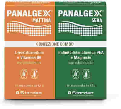 PANALGEXX MATTINA 14 STICKPACK + PANALGEXX SERA 14 STICKPACK CONFEZIONE COMBO