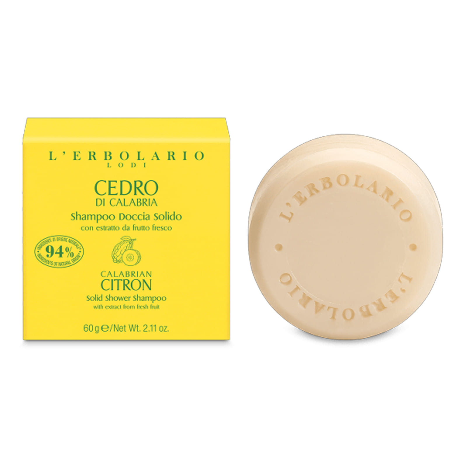 CEDRO DI CALABRIA SHAMPOO DOCCIA SOLIDO 60 G