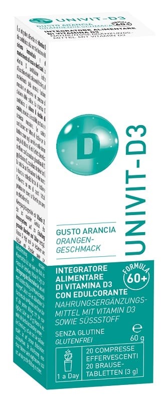 UNIVIT-D3 20 COMPRESSE EFFERVESCENTI