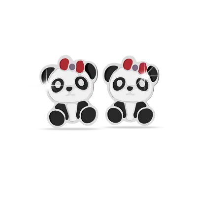 452 ORECCHINI DEFINITIVI MEDICAL JEWELS PANDA CON FIOCCO 452 ORECCHINI DEFINITIVI MEDICAL JEWELS PANDA CON FIOCCO