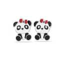 452 ORECCHINI DEFINITIVI MEDICAL JEWELS PANDA CON FIOCCO