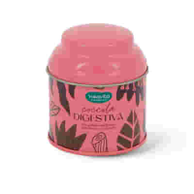 NEAVITA TISANA COCCOLA DIGESTIVA IN BARATTOLINO INFUSIONI DI BENESSERE ROSA