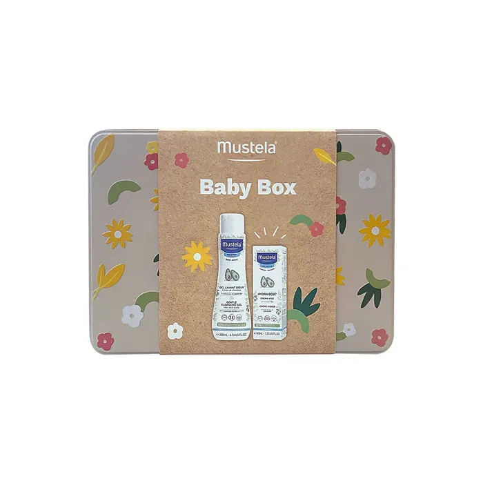 MUSTELA BABY BOX DETERGENTE DELICATO 200 ML + HYDRA BEBE CREMA VISO 40 ML
