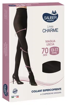 SAUBER CHARME COLLANT SUPERCOPRENTE 70 DENARI NERO 2 SAUBER CHARME COLLANT SUPERCOPRENTE 70 DENARI NERO 2
