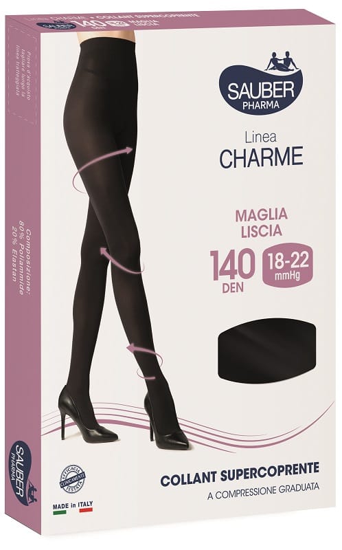 SAUBER CHARME COLLANT SUPERCOPRENTE 140 DENARI NERO 5