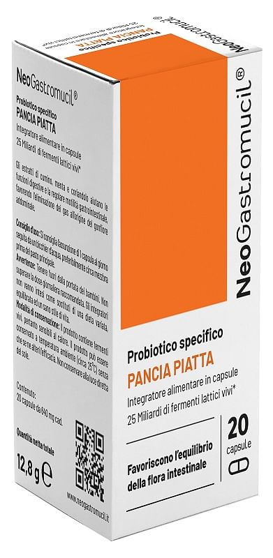 Neo Gastromucil Pancia Piatta 25 Miliardi 20 Capsule