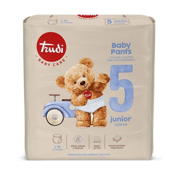 Trudi Baby Pants Junior 12/18 Kg 18 Pezzi
