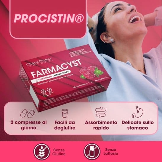 FARMACYST 45 COMPRESSE DA 1,1 G