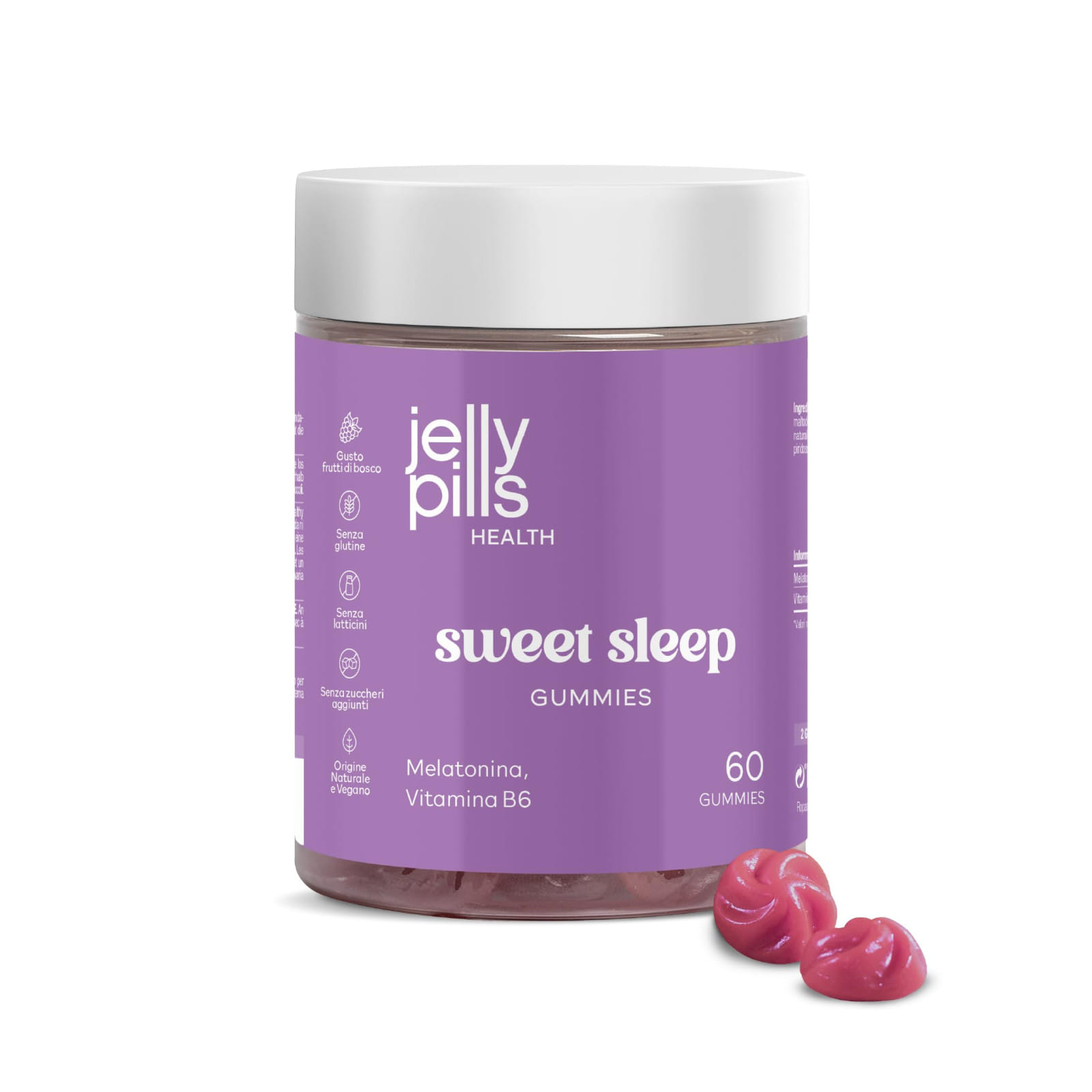 JELLY PILLS HEALTH SWEET SLEEP 60 GUMMIES