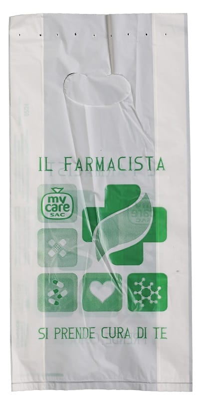 SACME SHOPPER FAGIOLO STRAPPO 14+6X27+3CM 1000 PEZZI