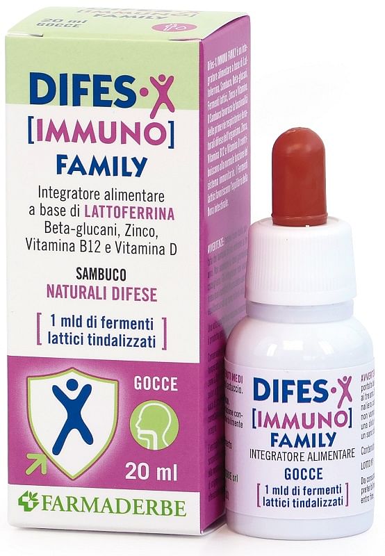 Difes X Immuno Family Gocce 20 Ml