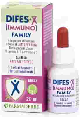 DIFES-X IMMUNO FAMILY GOCCE 20 ML