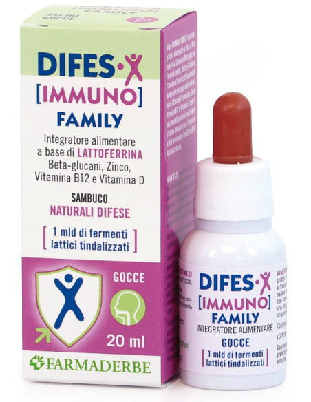DIFES-X IMMUNO FAMILY GOCCE 20 ML