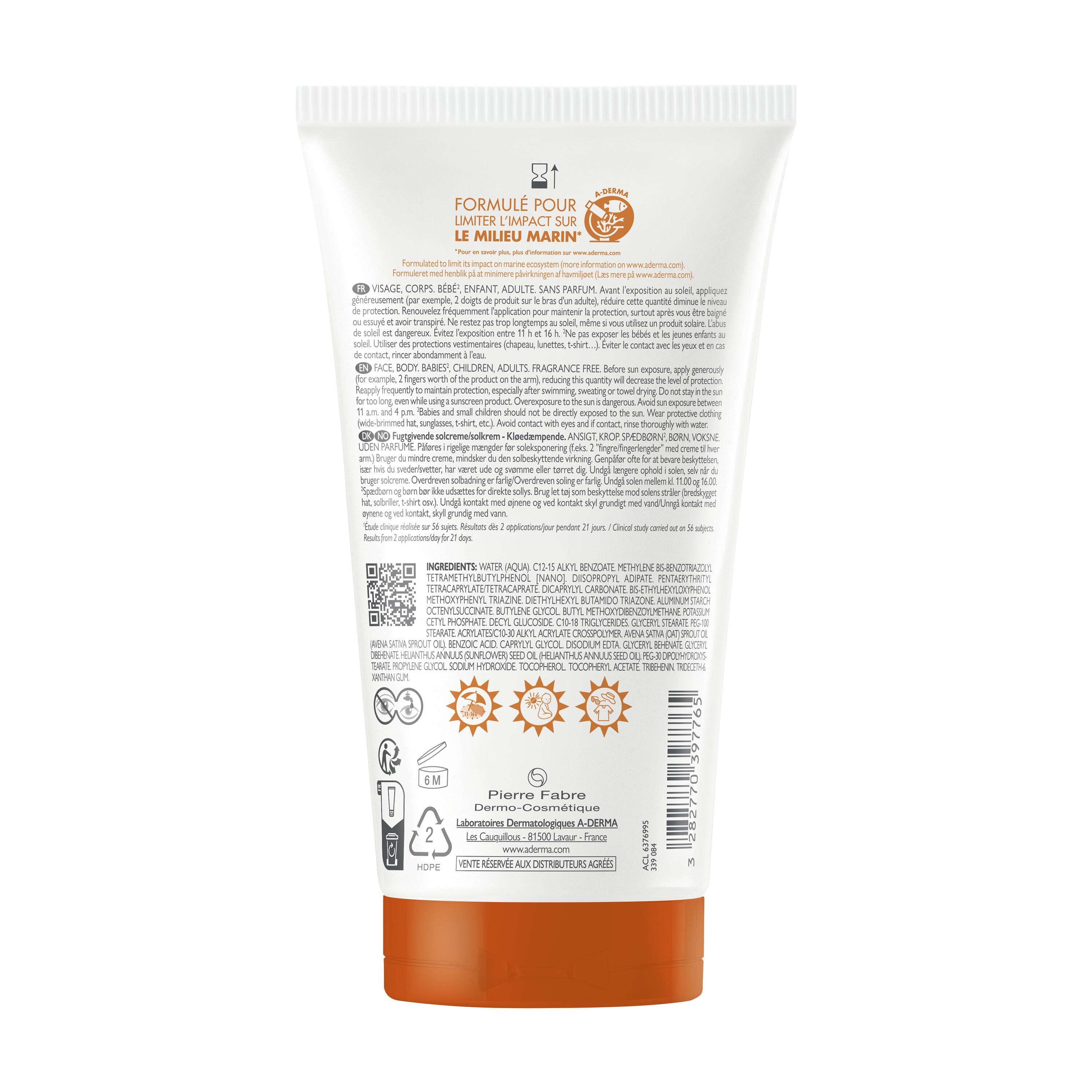 EXOMEGA CONTROL CREMA SPF50+ 150 ML
