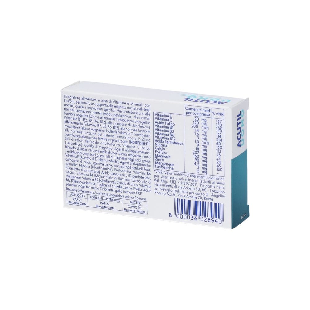 ACUTIL UOMO 30 COMPRESSE | PROMOZIONE 50%
