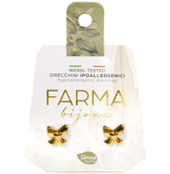 FARMA BIJOUX ORECCHINI FIOCCHI GOLD