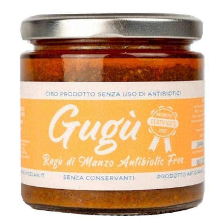 GUGU' RAGU' MANZO ANTIBIOTIC FREE 210 G