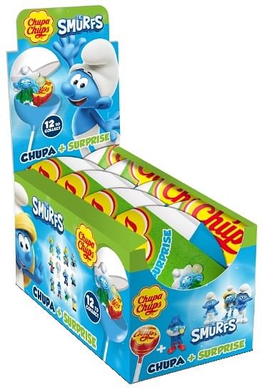 Chupa Chups Surprise Puffi 12 G