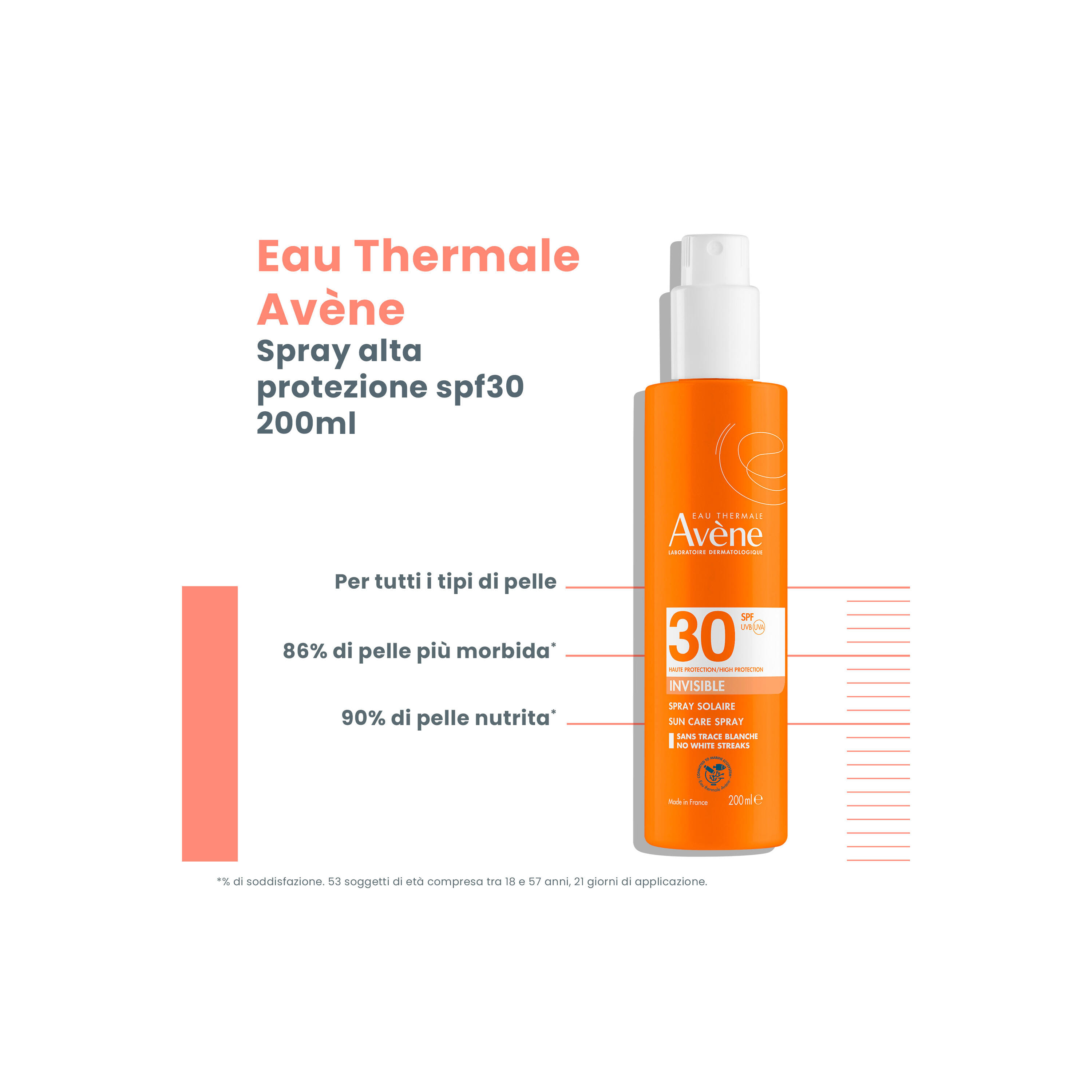EAU THERMALE AVENE SOLARE SPRAY SPF 30 200ML NUOVO PACK