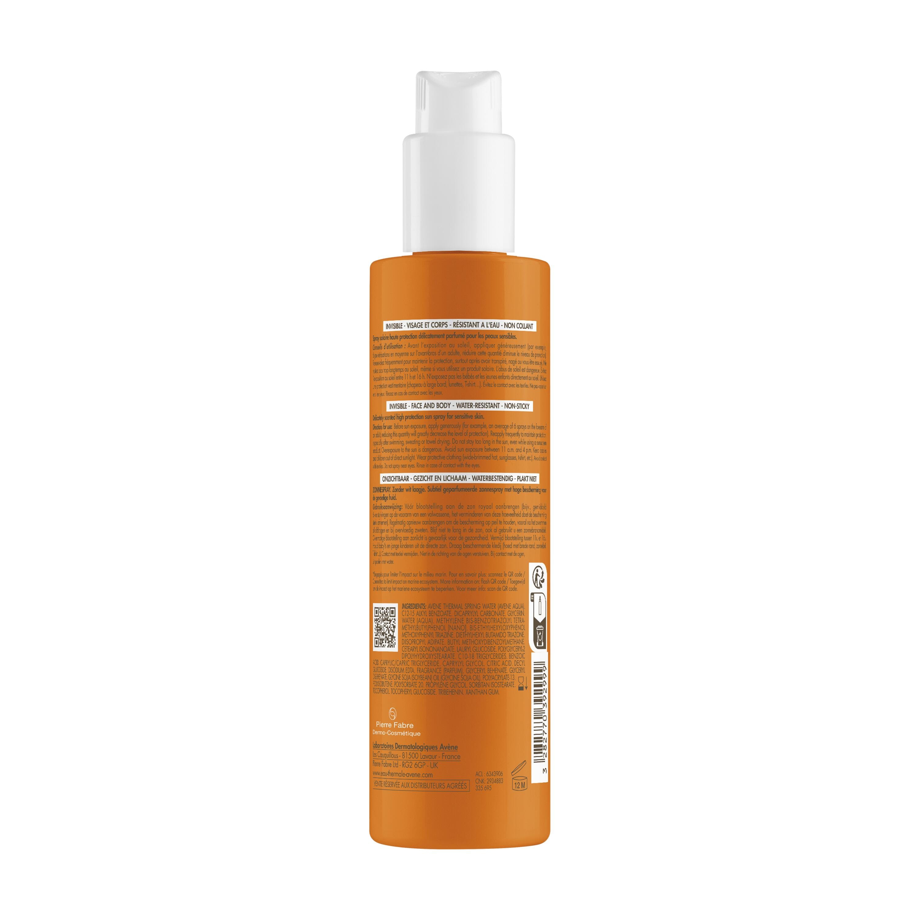 EAU THERMALE AVENE SOLARE SPRAY SPF 30 200ML NUOVO PACK