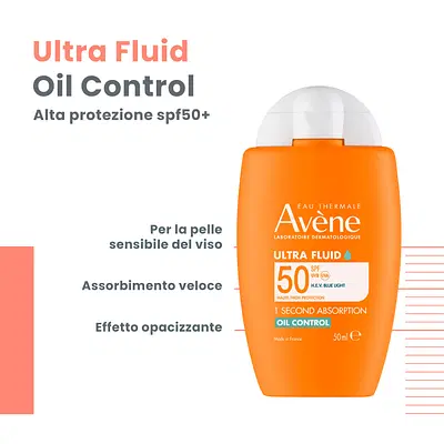 EAU THERMALE AVENE SOLARE ULTRA FLUID OIL CONTR SPF 50 50ML EAU THERMALE AVENE SOLARE ULTRA FLUID OIL CONTR SPF 50 50ML