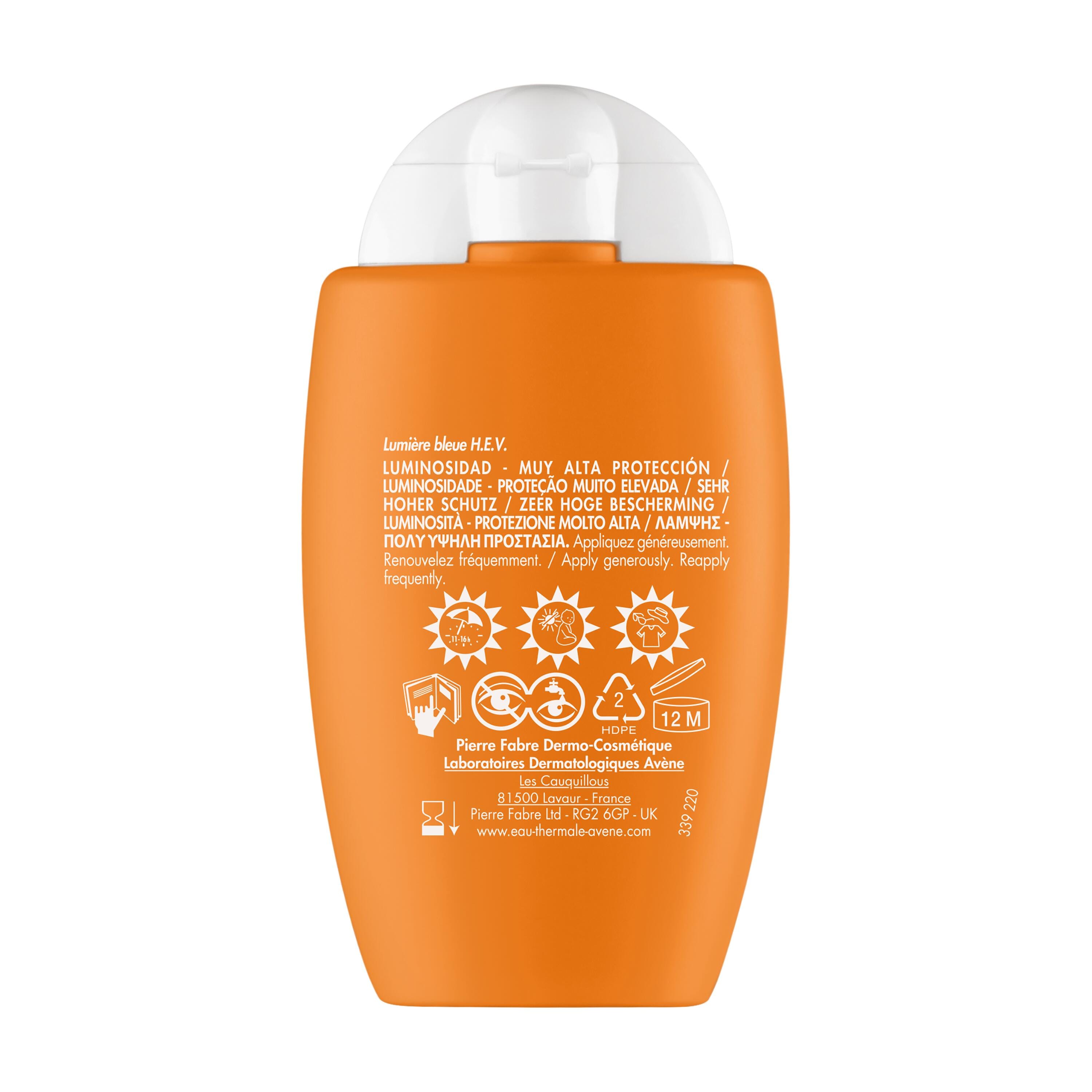 EAU THERMALE AVENE SOLARE ULTRA FLUID LUMINOSITA' SPF 50+ 50 ML