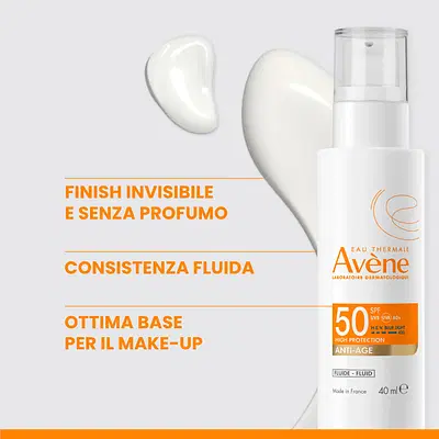 EAU THERMALE AVENE SOLARE FLUIDO ANTI-ETA' SPF 50 40 ML EAU THERMALE AVENE SOLARE FLUIDO ANTI-ETA' SPF 50 40 ML