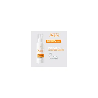 EAU THERMALE AVENE SOLARE FLUIDO ANTI-ETA' SPF 50 40 ML EAU THERMALE AVENE SOLARE FLUIDO ANTI-ETA' SPF 50 40 ML