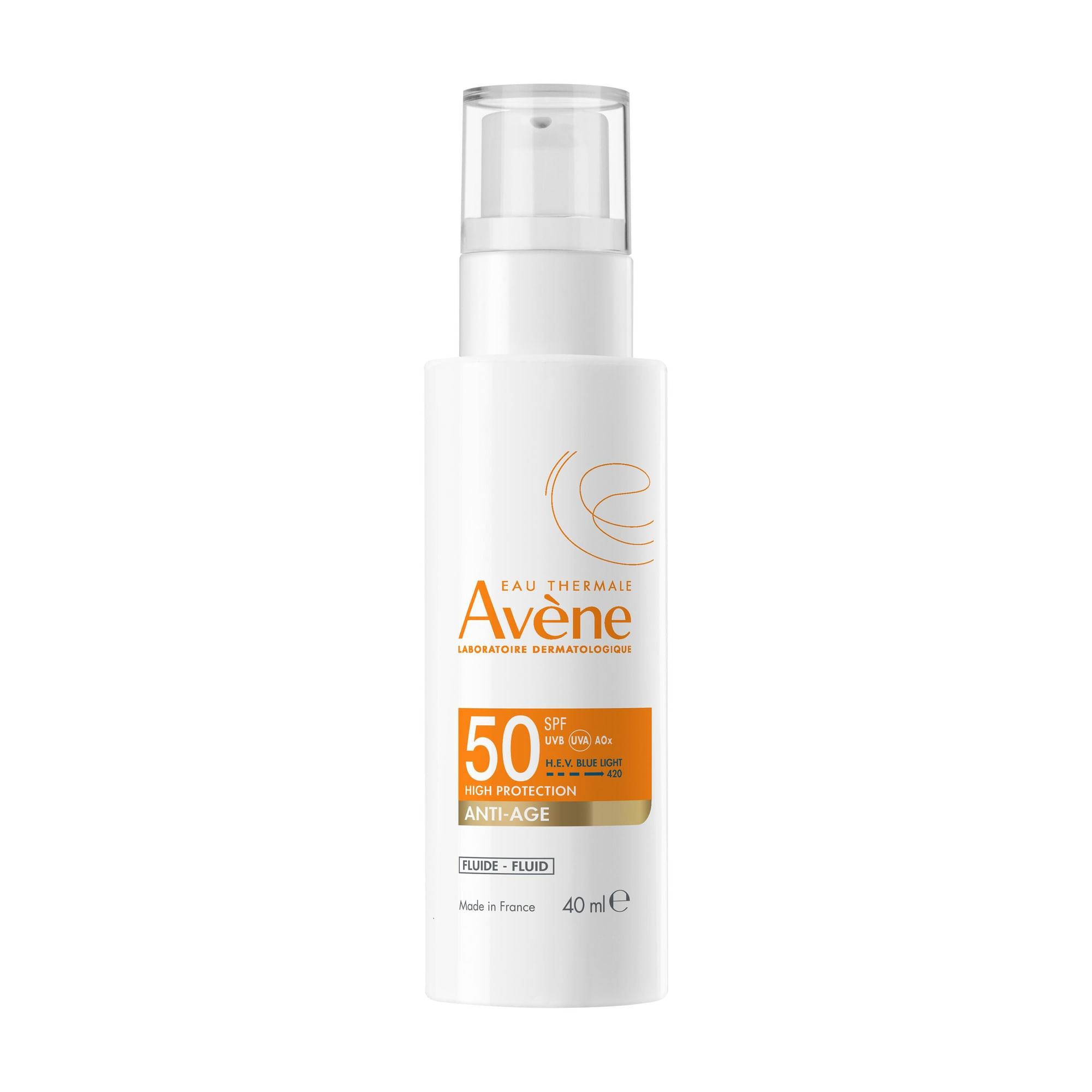 AvèNe Fluido Solare Anti-Età Spf 50+ - Protezione Anti-Rughe Viso 40 Ml-image