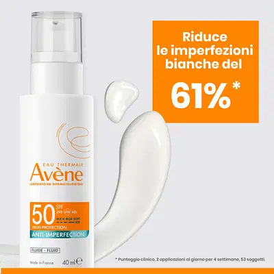 EAU THERMALE AVENE SOLARE FLUIDO ANTI-IMPERFEZIONI SPF50 40 ML EAU THERMALE AVENE SOLARE FLUIDO ANTI-IMPERFEZIONI SPF50 40 ML