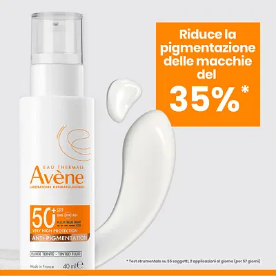 EAU THERMALE AVENE SOLARE FLUIDO COL ANTIMACCHIE SPF 50+ 40 ML EAU THERMALE AVENE SOLARE FLUIDO COL ANTIMACCHIE SPF 50+ 40 ML