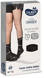 SAUBER PHARMA UNISEX QSKIN CALZA CORTA 70 NERO MEDIUM