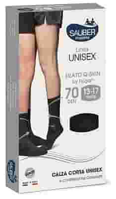 SAUBER PHARMA UNISEX QSKIN CALZA CORTA 70 NERO LARGE