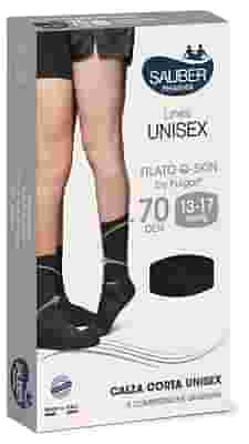 SAUBER PHARMA UNISEX QSKIN CALZA CORTA 70 BLU MEDIUM