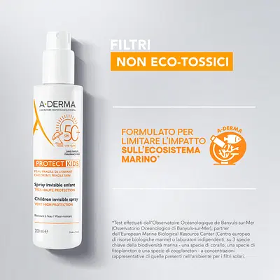 ADERMA A-D PROTECT SPRAY KIDS SPF50+ 200 ML ADERMA A-D PROTECT SPRAY KIDS SPF50+ 200 ML
