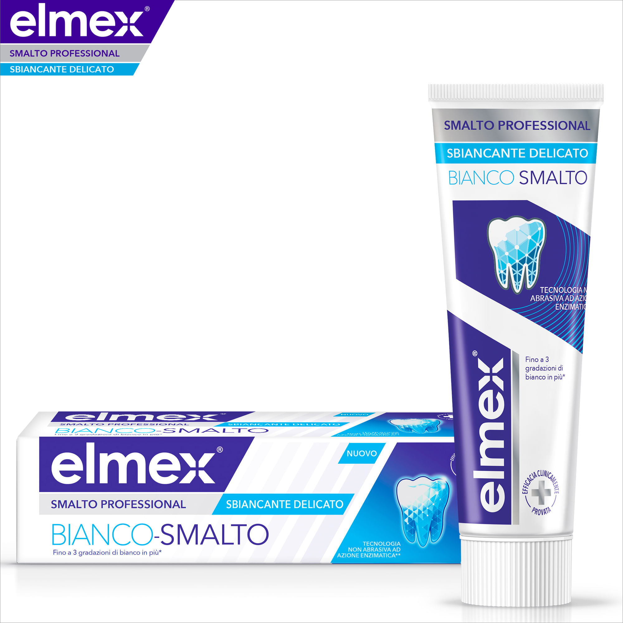 Elmex Bianco Smalto Dentifricio Sbiancante Delicato 75 Ml-image