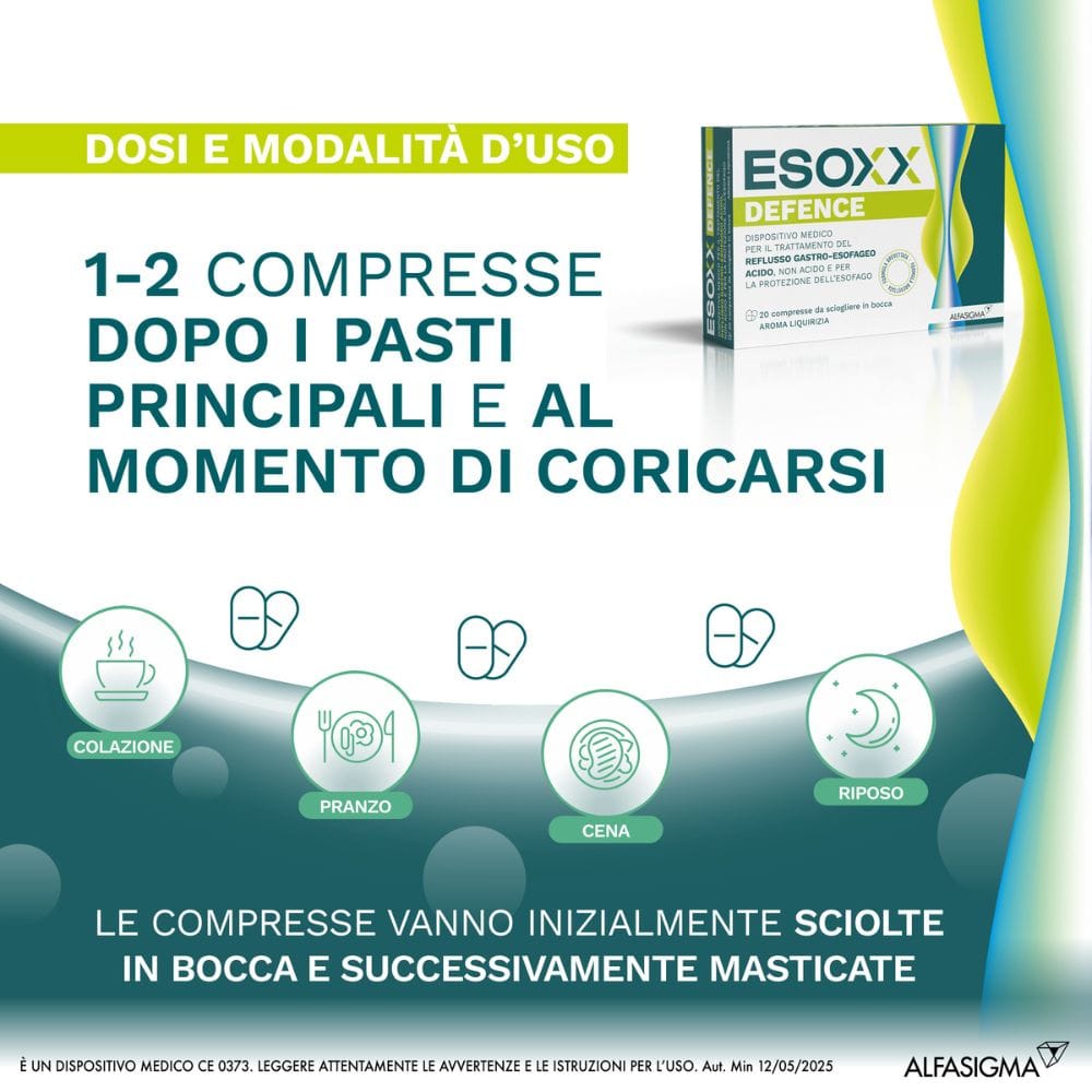 ESOXX DEFENCE 20 COMPRESSE MASTICABILI