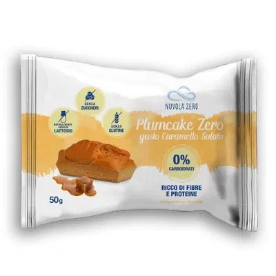 PLUMCAKE ZERO CARAMELLO SALATO 50 G PLUMCAKE ZERO CARAMELLO SALATO 50 G