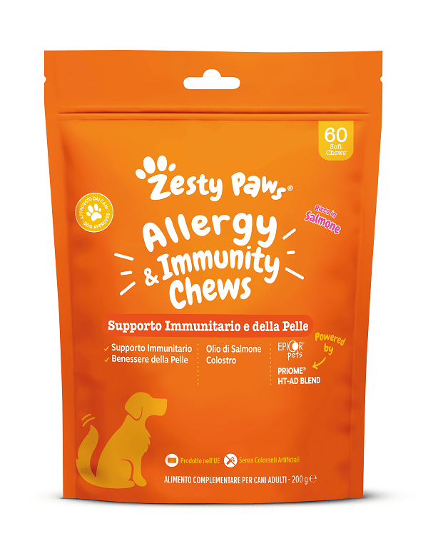 ZESTY PAWS ALLERGY & IMMUNITY 60 CHEWS SALMON