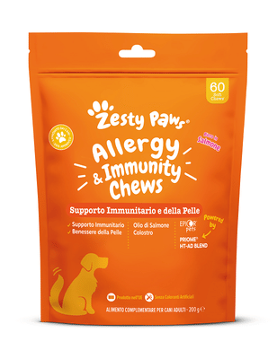 ZESTY PAWS ALLERGY & IMMUNITY 60 CHEWS SALMON
