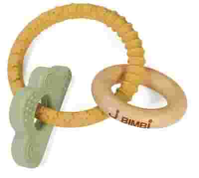 J BIMBI BITE&PLAY CHARMS MASSAGGIAGENGIVE 4M+ GIALLO NUVOLA