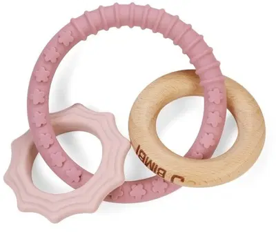 J BIMBI BITE&PLAY CHARMS MASSAGGIAGENGIVE 4M+ ROSA STELLA J BIMBI BITE&PLAY CHARMS MASSAGGIAGENGIVE 4M+ ROSA STELLA