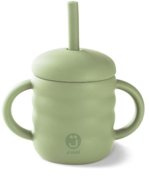 J BIMBI TAZZA MY HOME CUP 100% SILICONE PISTACCHIO