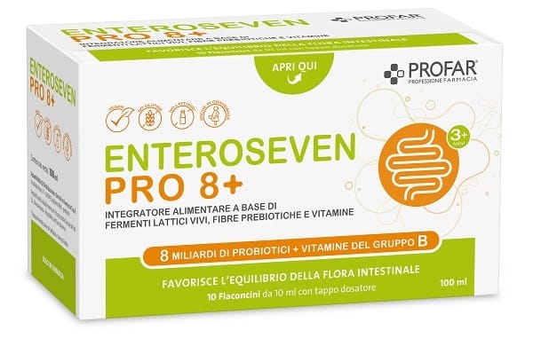 PROFAR ENTEROSEVEN PRO 8+ 10 FLACONCINI DA 10 ML