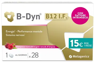 B-DYN B12 IF 28 COMPRESSE MASTICABILI B-DYN B12 IF 28 COMPRESSE MASTICABILI