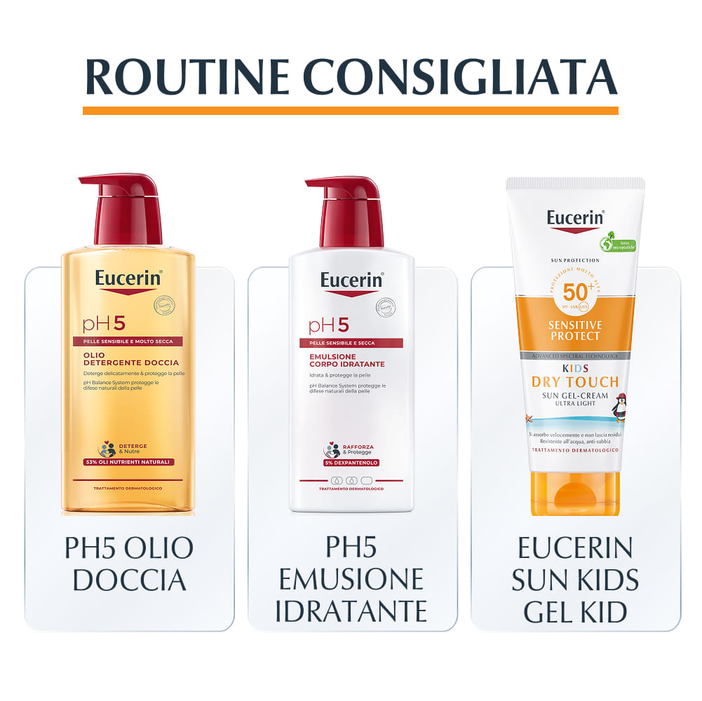 EUCERIN SUN KIDS DRY TOUCH GEL CREAM SPF50+ 200 ML