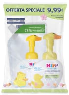 HIPP SPECIAL PACK PAPERELLA MOUSSE DETERGENTE 250 ML + PAPERELLA MOUSSE DETERGENTE RICARICA 250 ML