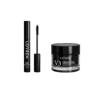 LOVREN MINI-SIZE BOX BLACK  M1 MASCARA MINI + V3 CREMA VISO MINI